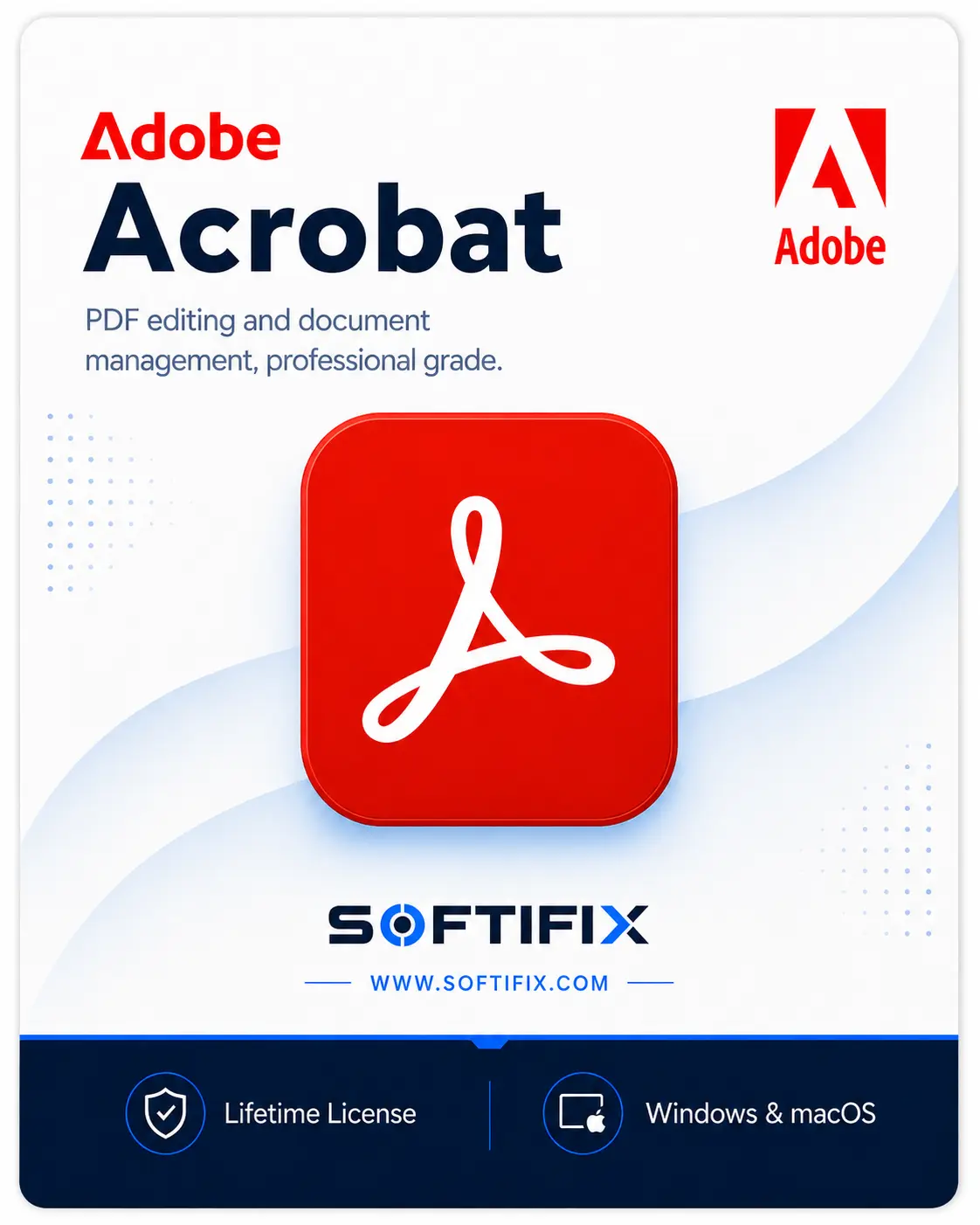 Adobe Acrobat Pro DC | Windows & MAC | Lifetime License - SOFTIFIX