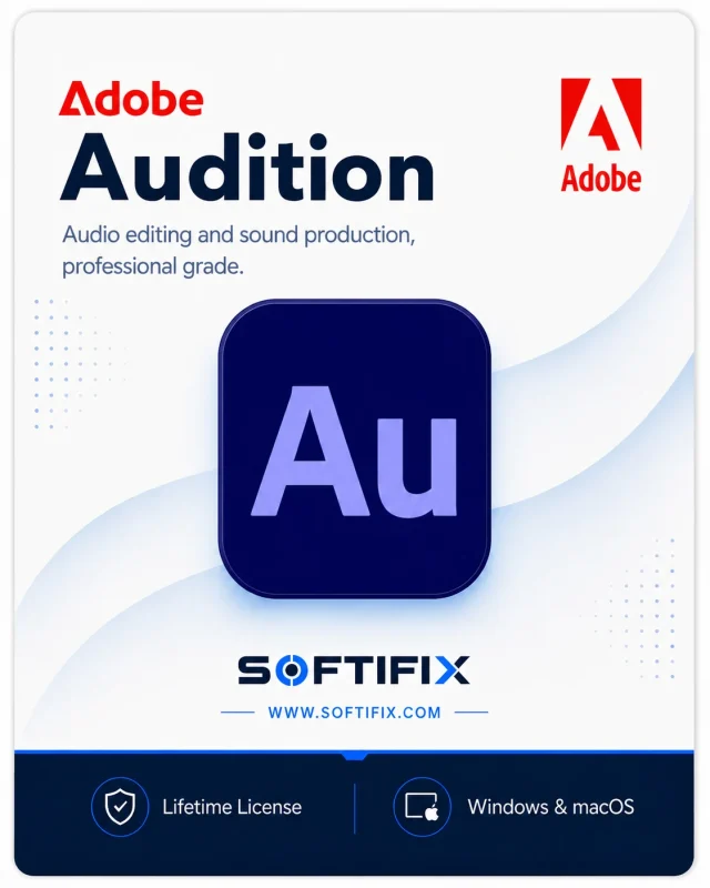 Adobe Audition | Windows & Mac | Full Version | Lifetime License