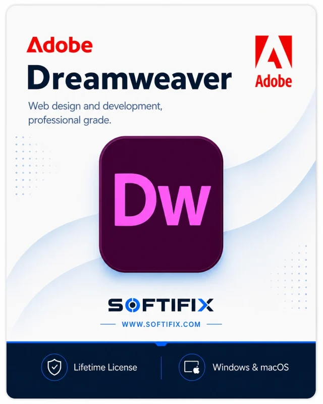 Adobe Dreamweaver  | Windows & Mac | Full Version | Lifetime License