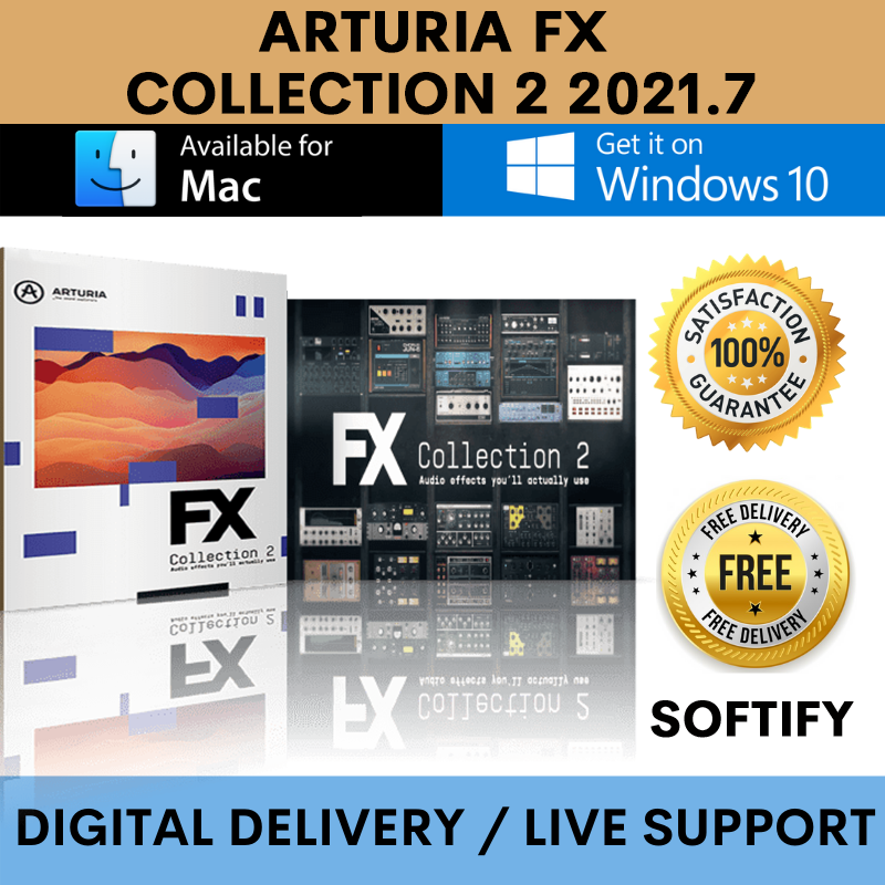 4-Arturia FX Collection 2 2021.7✅WINDOWS & MAC✅FULL VERSION✅LIFETIME ACTIVATION✅