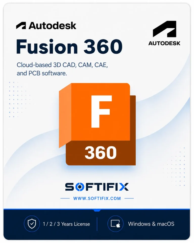 AUTODESK FUSION 360 | Windows & MAC | 1/3 Year License