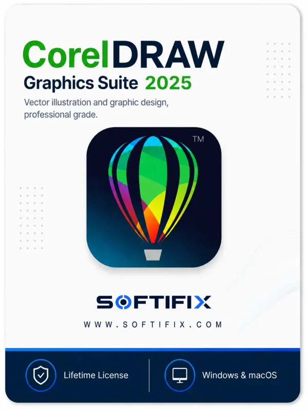 CorelDRAW Graphics Suite 2025 | Windows & Mac | Lifetime Activation