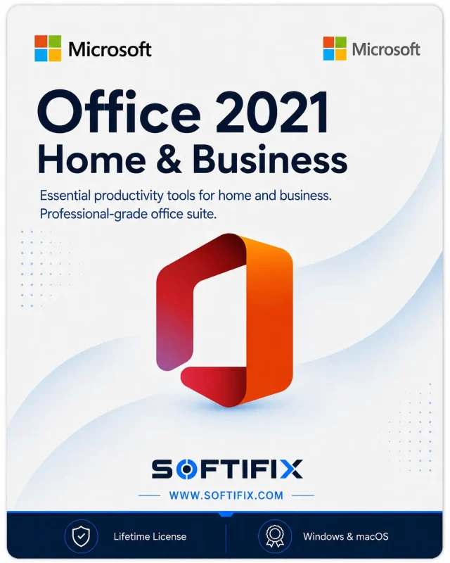 Microsoft Office 2021 Home and Business | Windows & Mac | Lifetime License