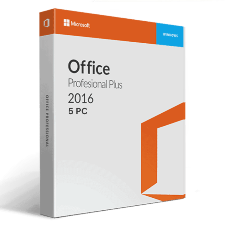 Microsoft Office 2016 Professional Plus - 5 PC